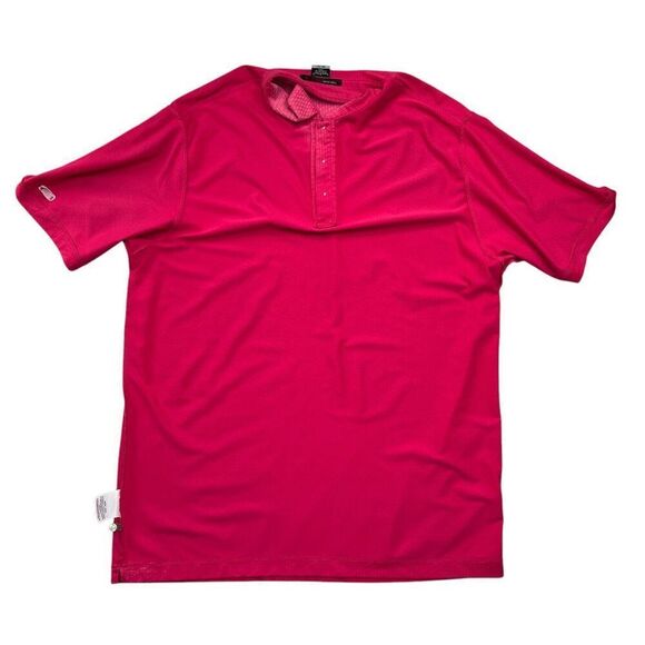 Nike Golf Polo Men's Size Large Pink Tiger Woods Collection Dri-Fit Golf Shirt - Picture 10 of 13